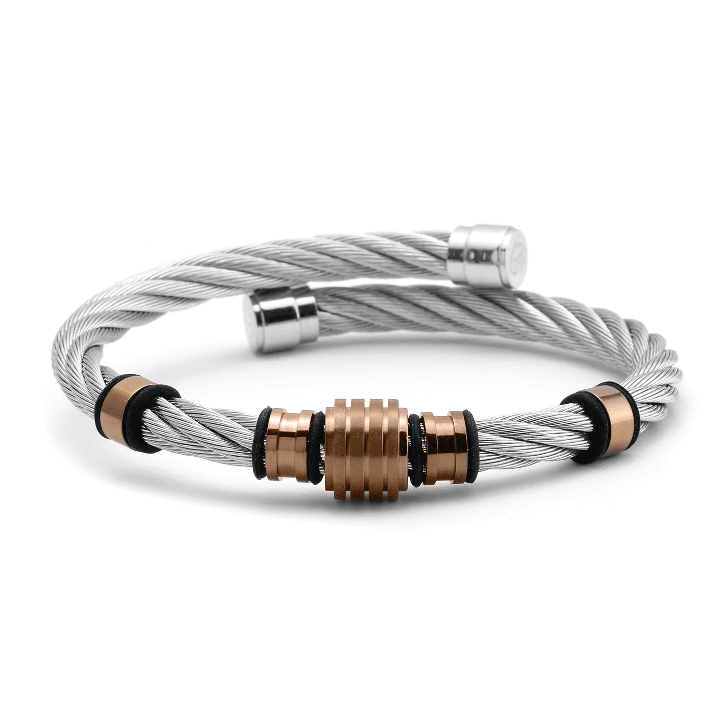 Stahl_Rosegold & Schwarz