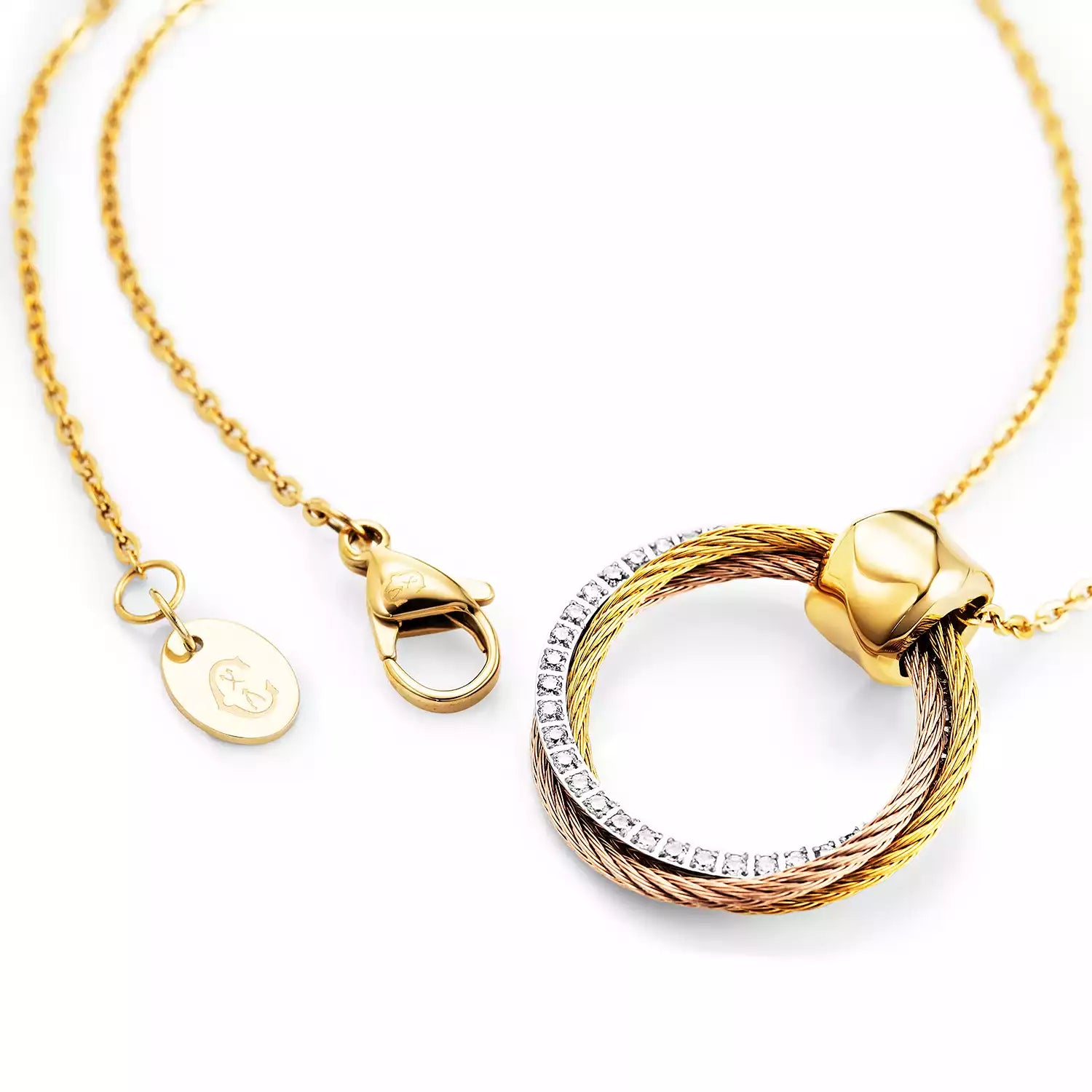 Celtic Triquetra-Halskette - Charriol Geneve - Halskette und Anhänger