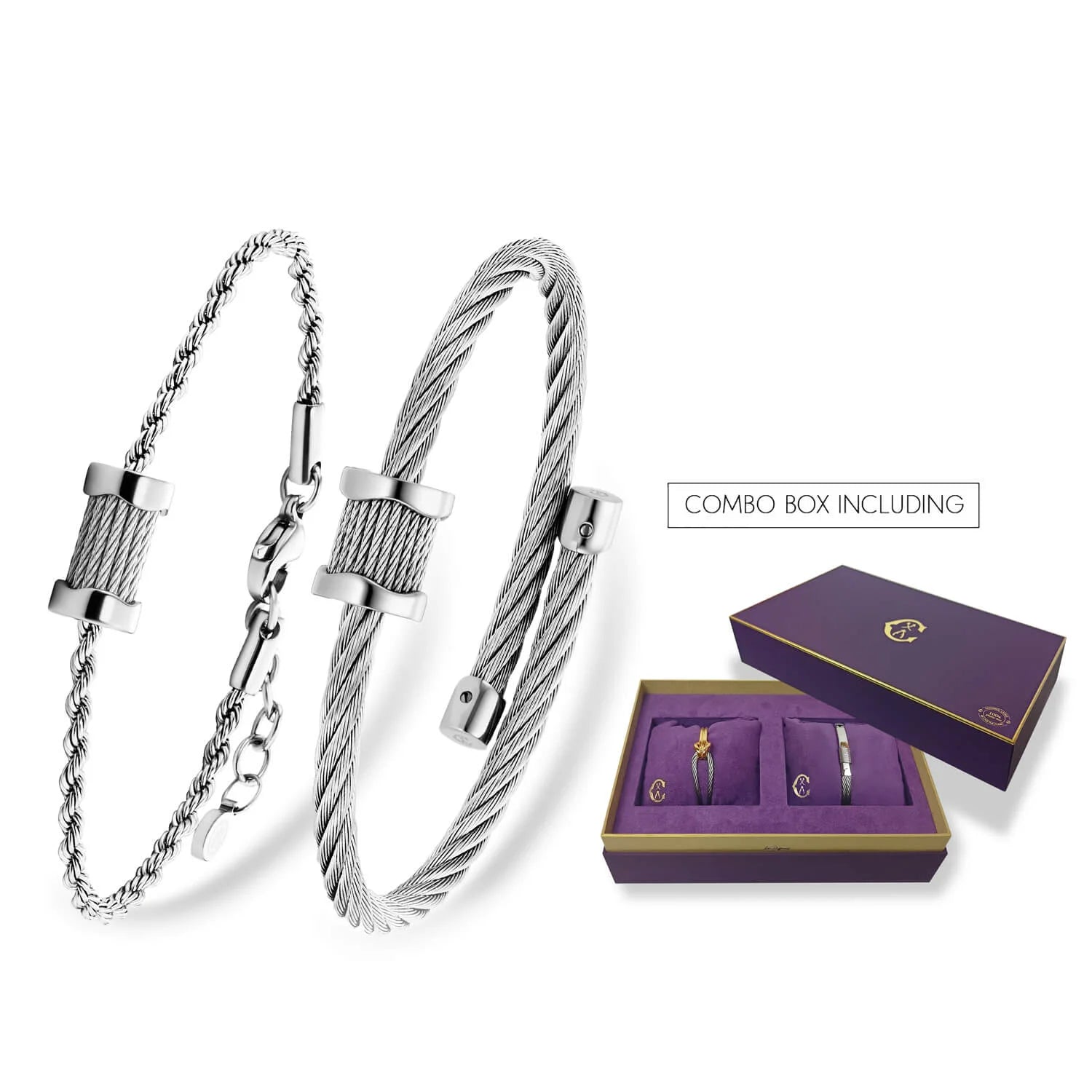 Combo set Maya & Leo - ©2025 Philippe Charriol International Ltd. -