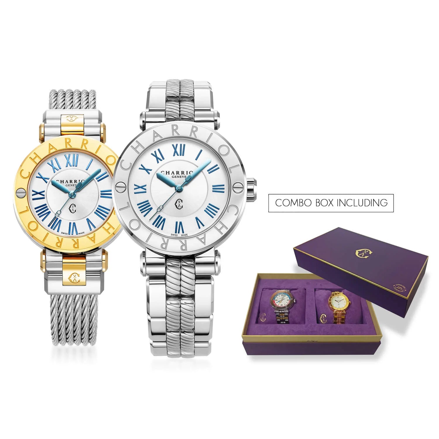 Combo set Éléa & Soren - ©2025 Philippe Charriol International Ltd. -