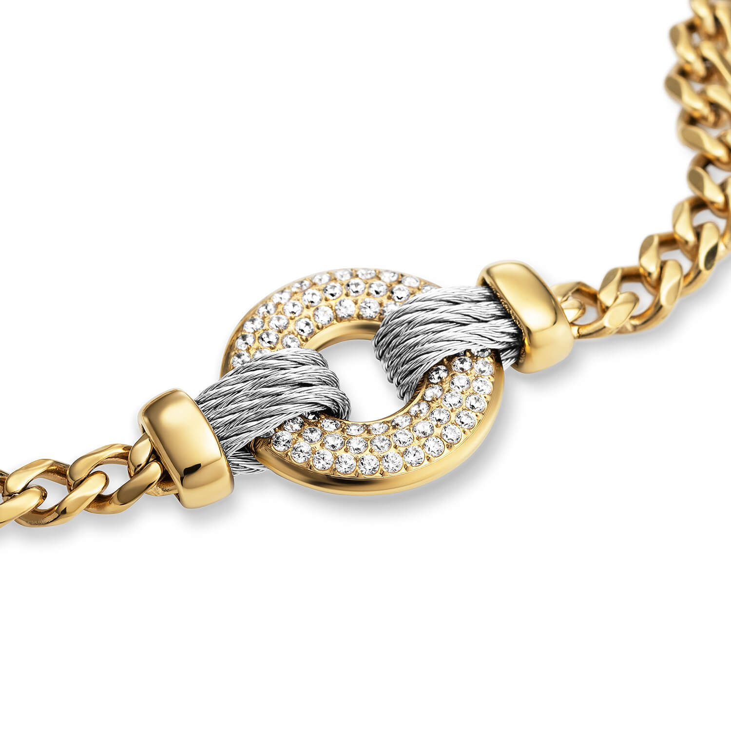 Gelbgold_Stahl mit Zirkonias