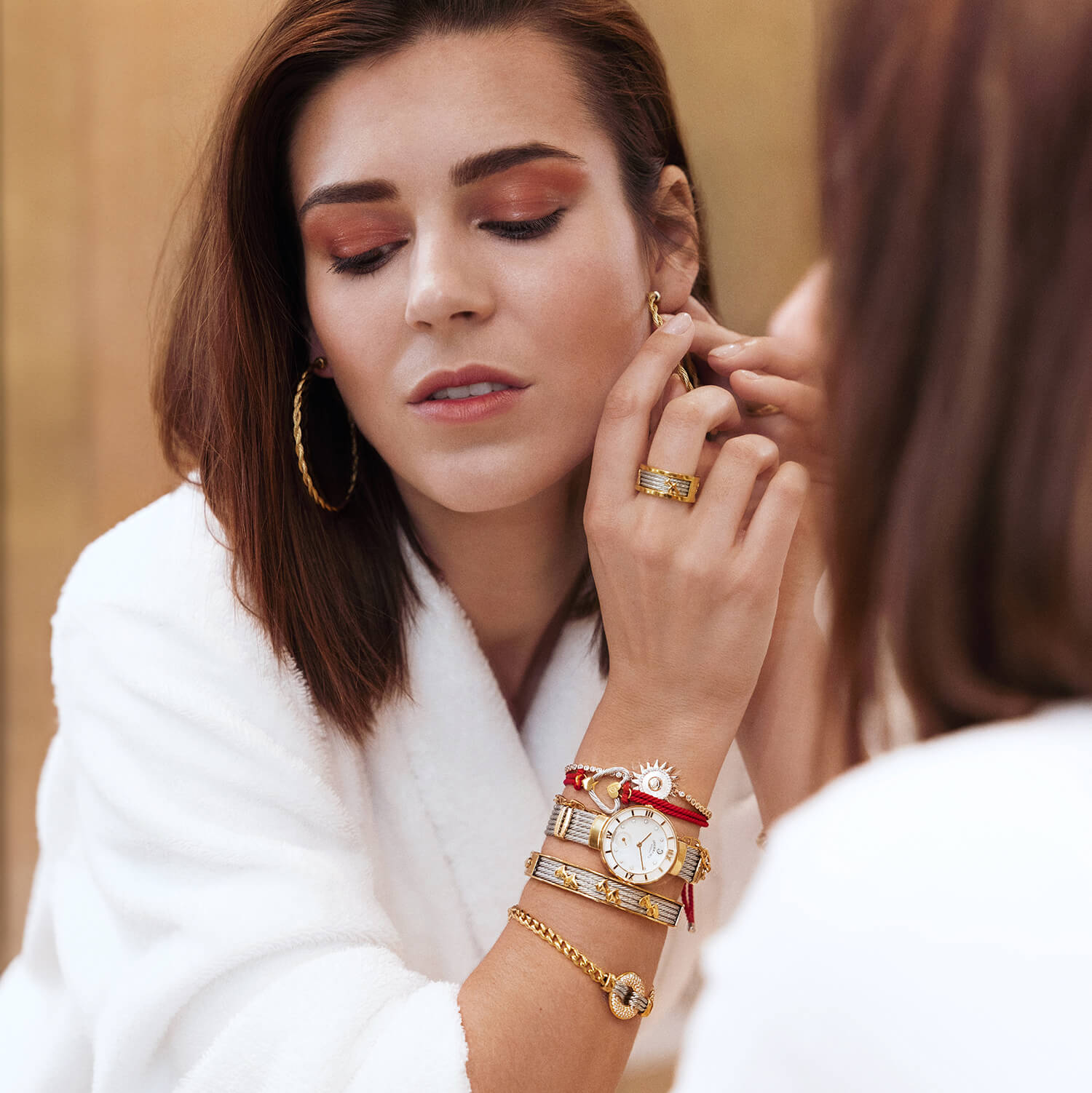 Gelbgold_Stahl mit Zirkonias