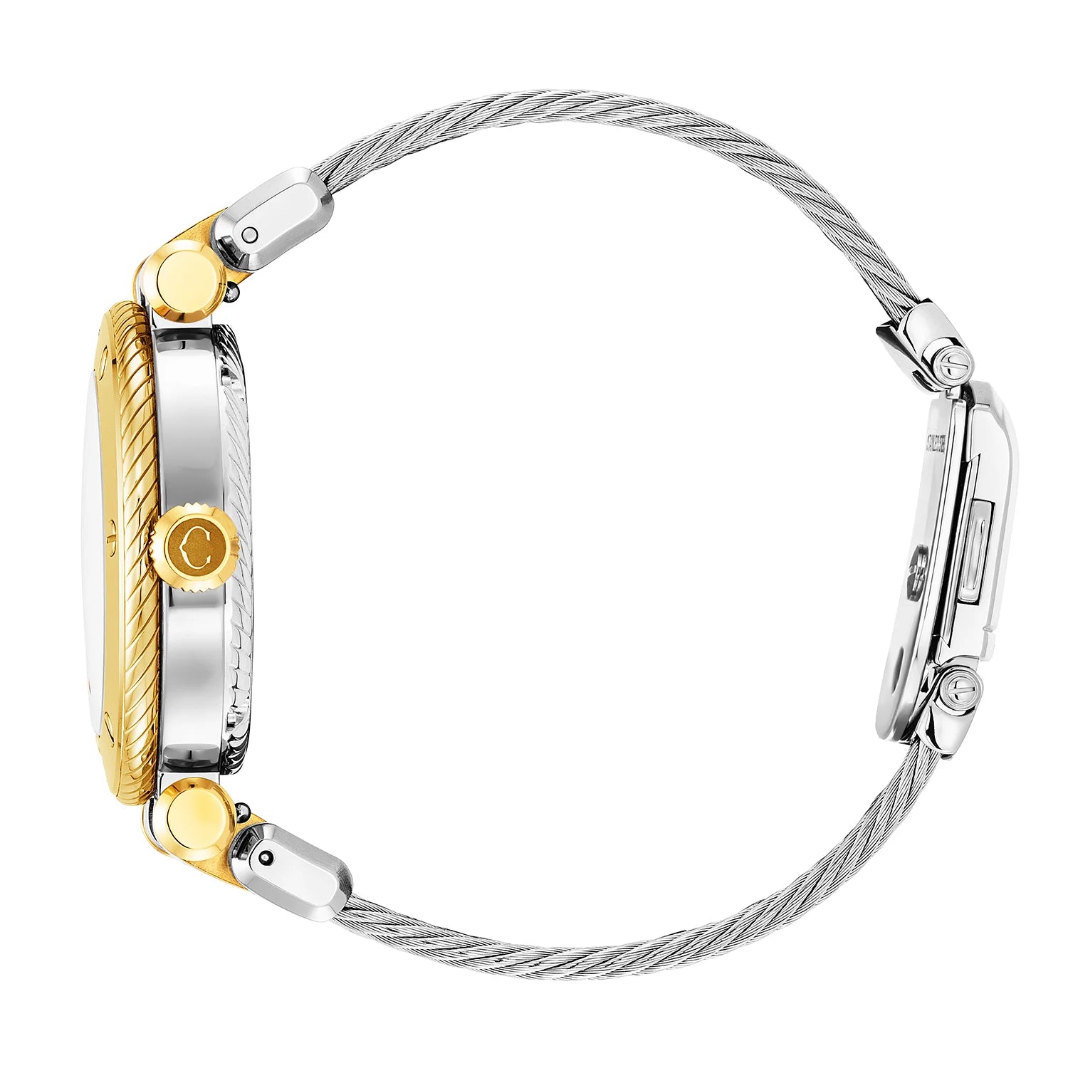 NAVIGATOR SURF GMT, 36MM, QUARTZ GMT KALIBER, WEISSES ZIFFERBLATT, 6 SCHRAUBEN BEZEL, STAHLKABEL-AUSTAUSCHBARES ARMBAND - Charriol Geneve - Watch