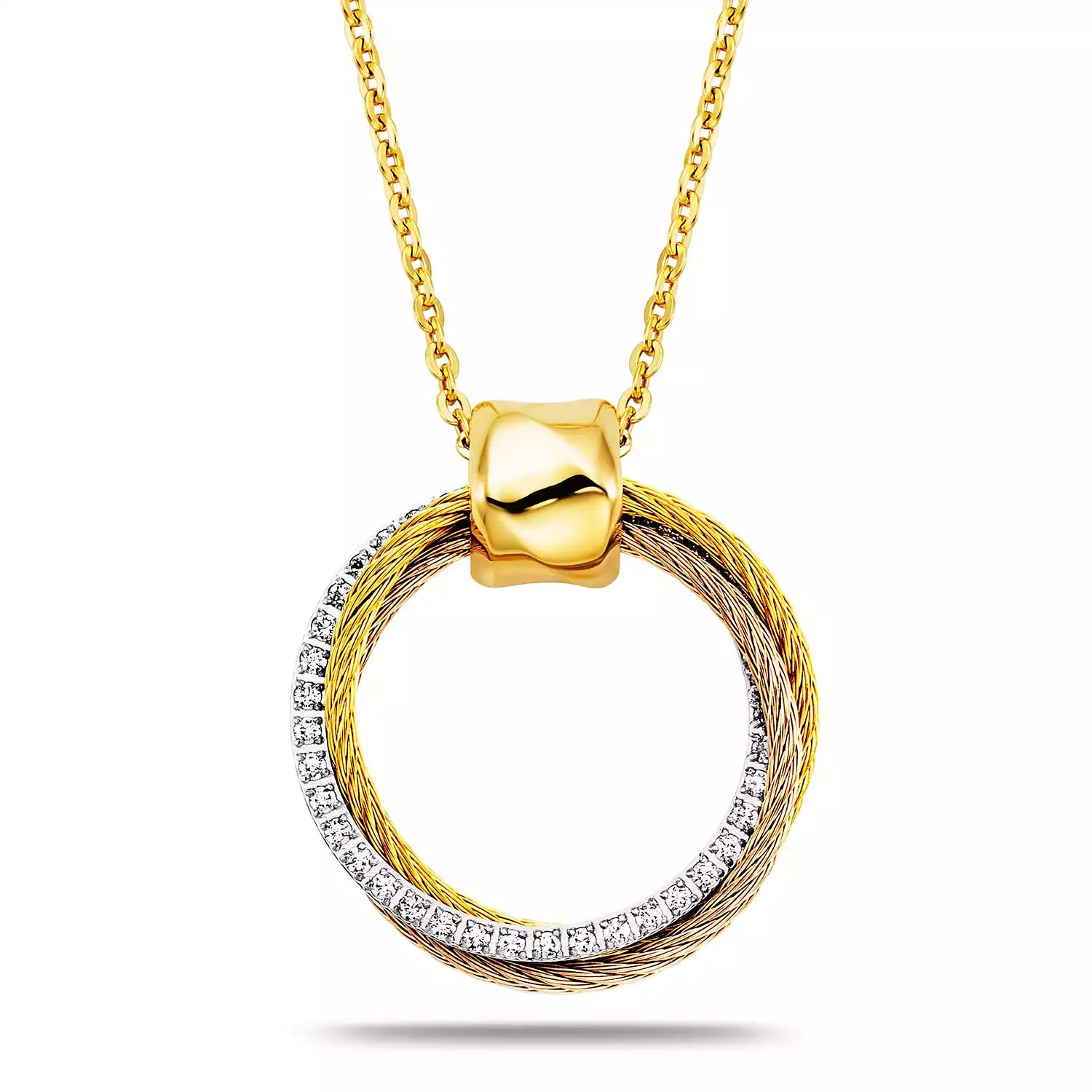 Celtic Triquetra-Halskette - Charriol Geneve - Halskette und Anhänger