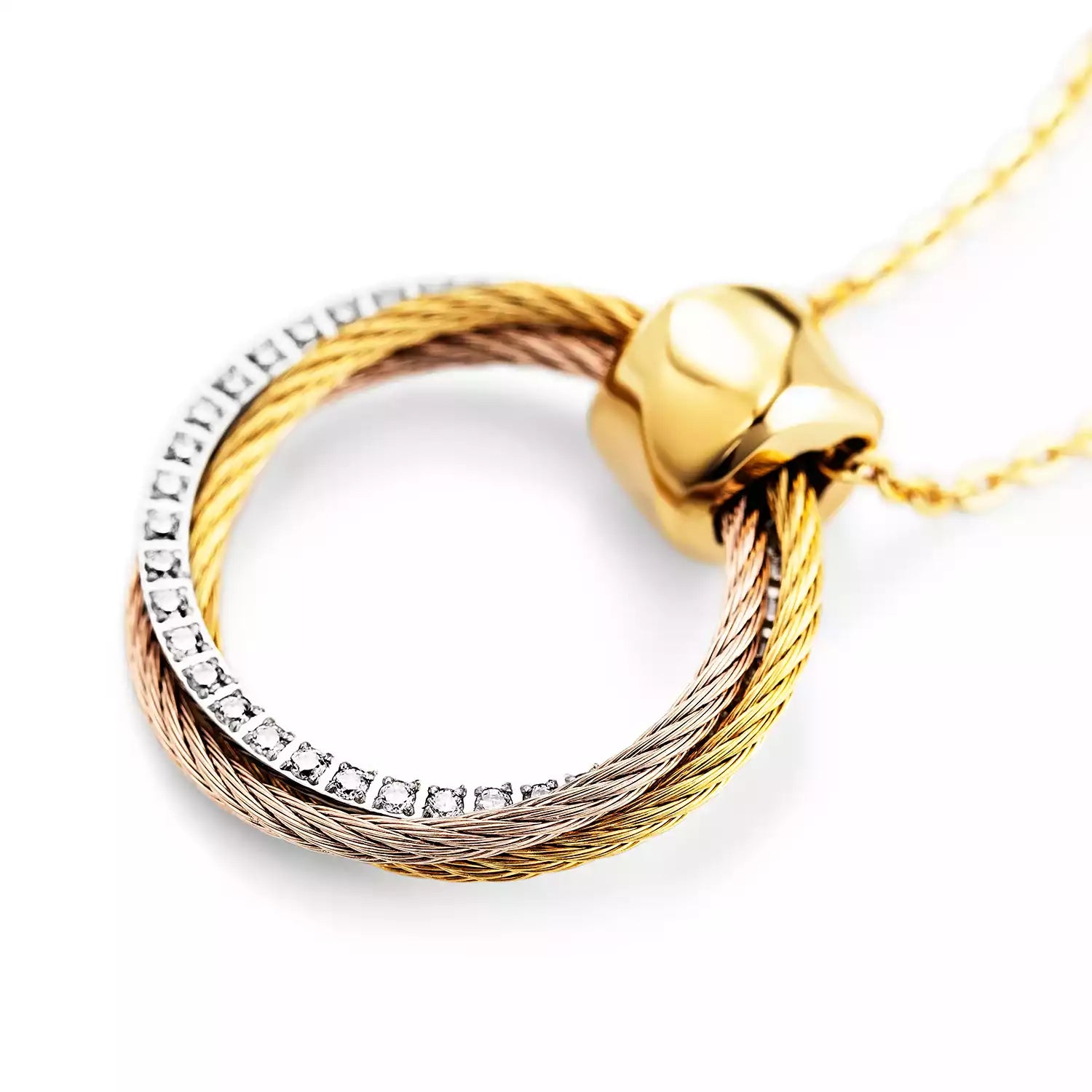 Celtic Triquetra-Halskette - Charriol Geneve - Halskette und Anhänger