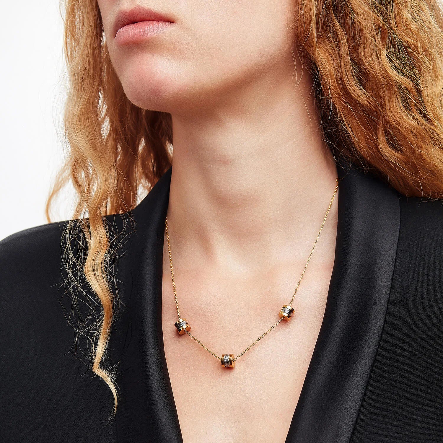 Stahl_Gelb Gold_40cm bis 50cm