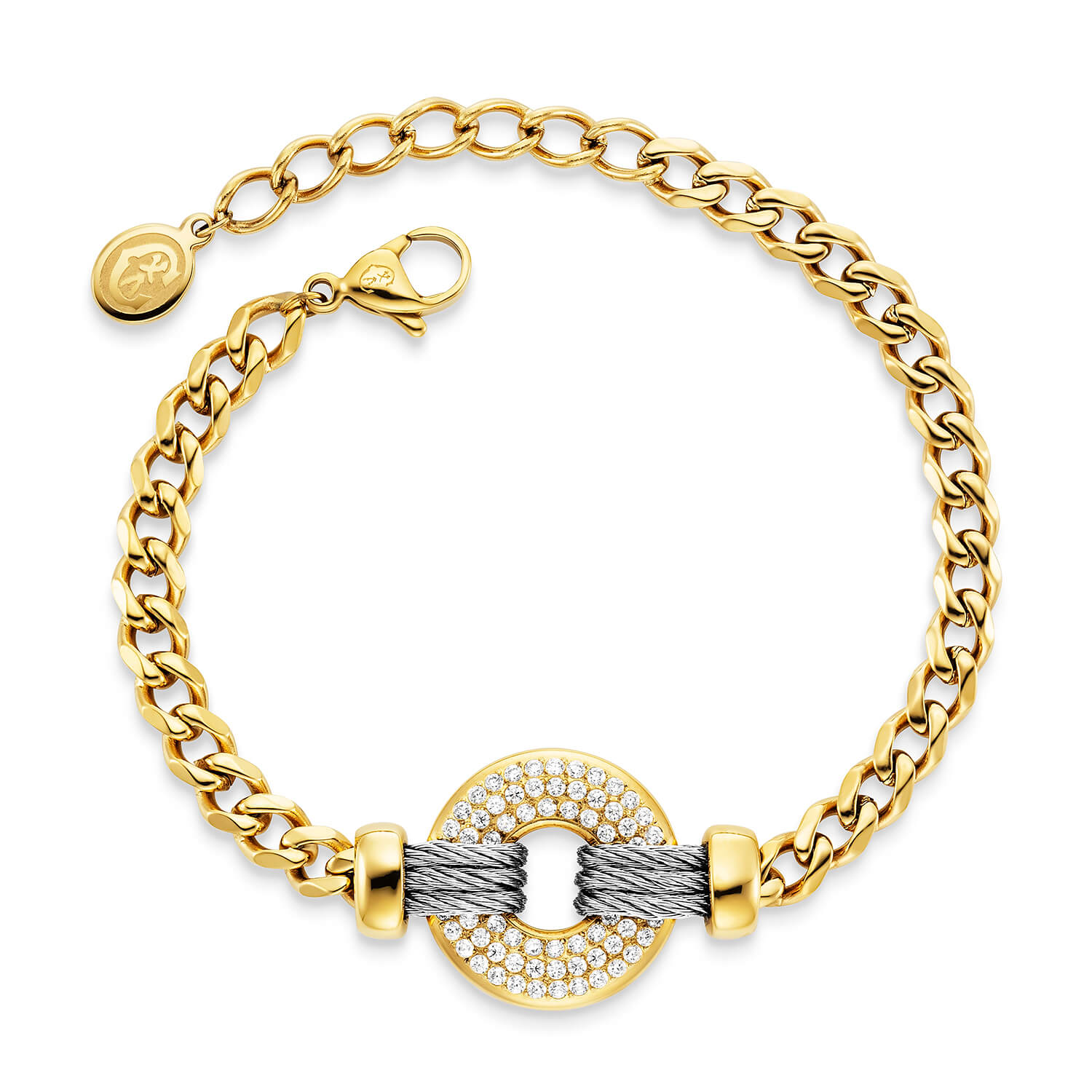 Gelbgold_Stahl mit Zirkonias