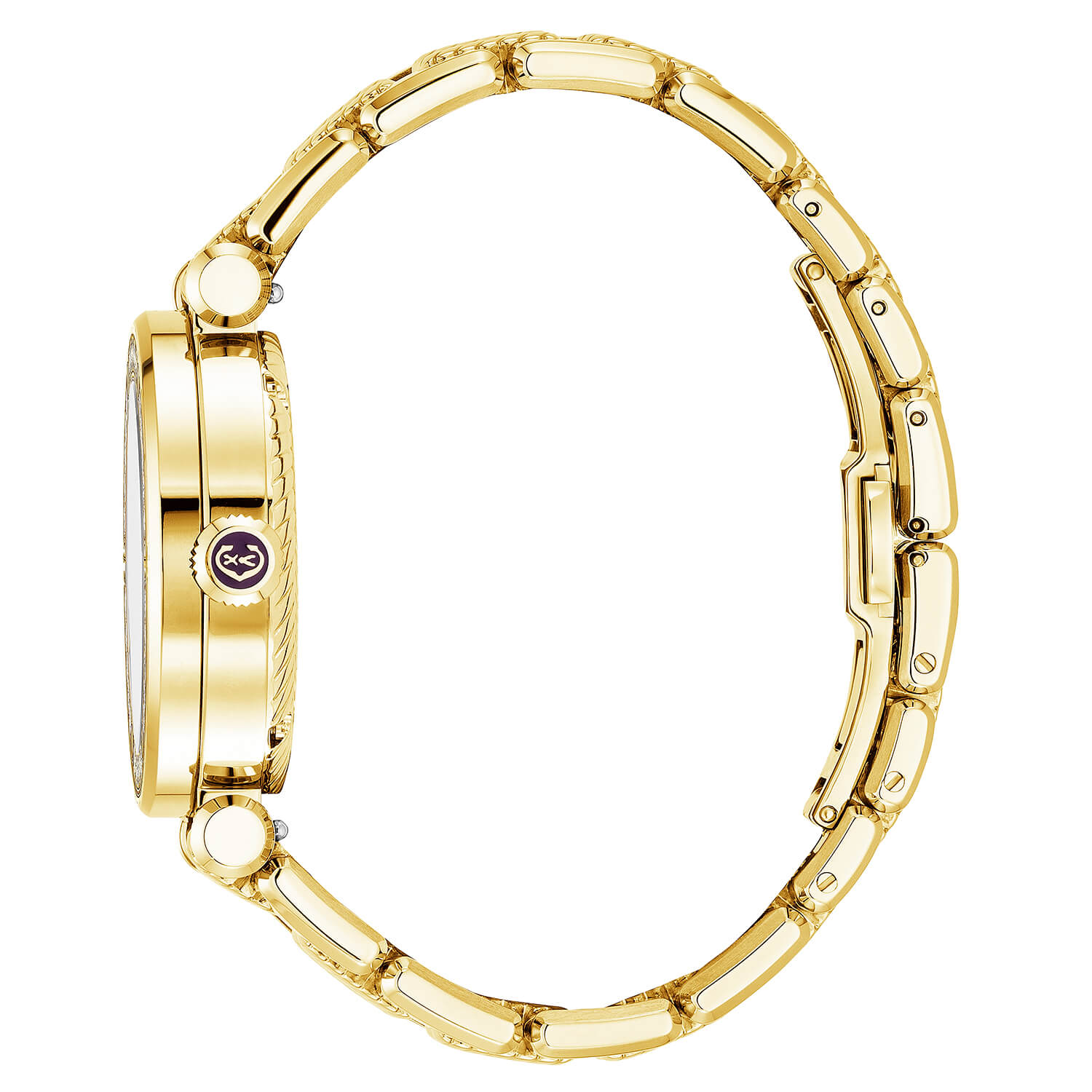 NAVIGATOR CRUISE, 36MM, QUARTZ-KALIBER, PERLMUTTER-ZEICHEN, 30 DIAMANTEN, STAHL-GELB-GOLD PVD-AUSTAUSCHBARES ARMBAND - Charriol Geneve - Watch