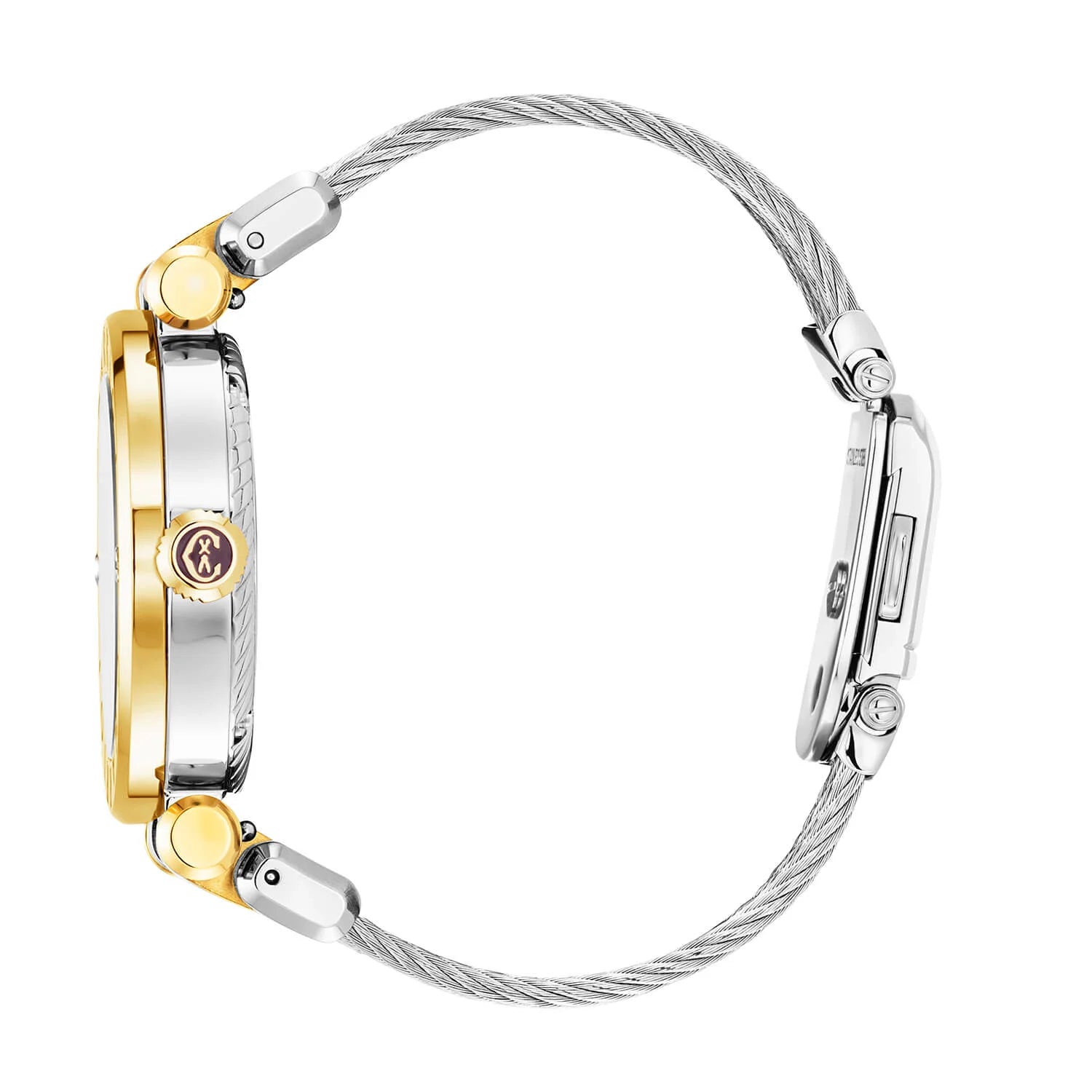 NAVIGATOR CRUISE, 36MM, QUARZKALIBRIER, WEISSE PERLMUTTER MIT 12 RÖMISCHEN ZAHLEN, STAHL GELB GOLD PVDCHARRIOL CHARRIOL" MIT 2 SCHRAUBEN, STAHL-AUSTAUSCHBARES KABELARMBAND - © 2024 Charriol - Watch