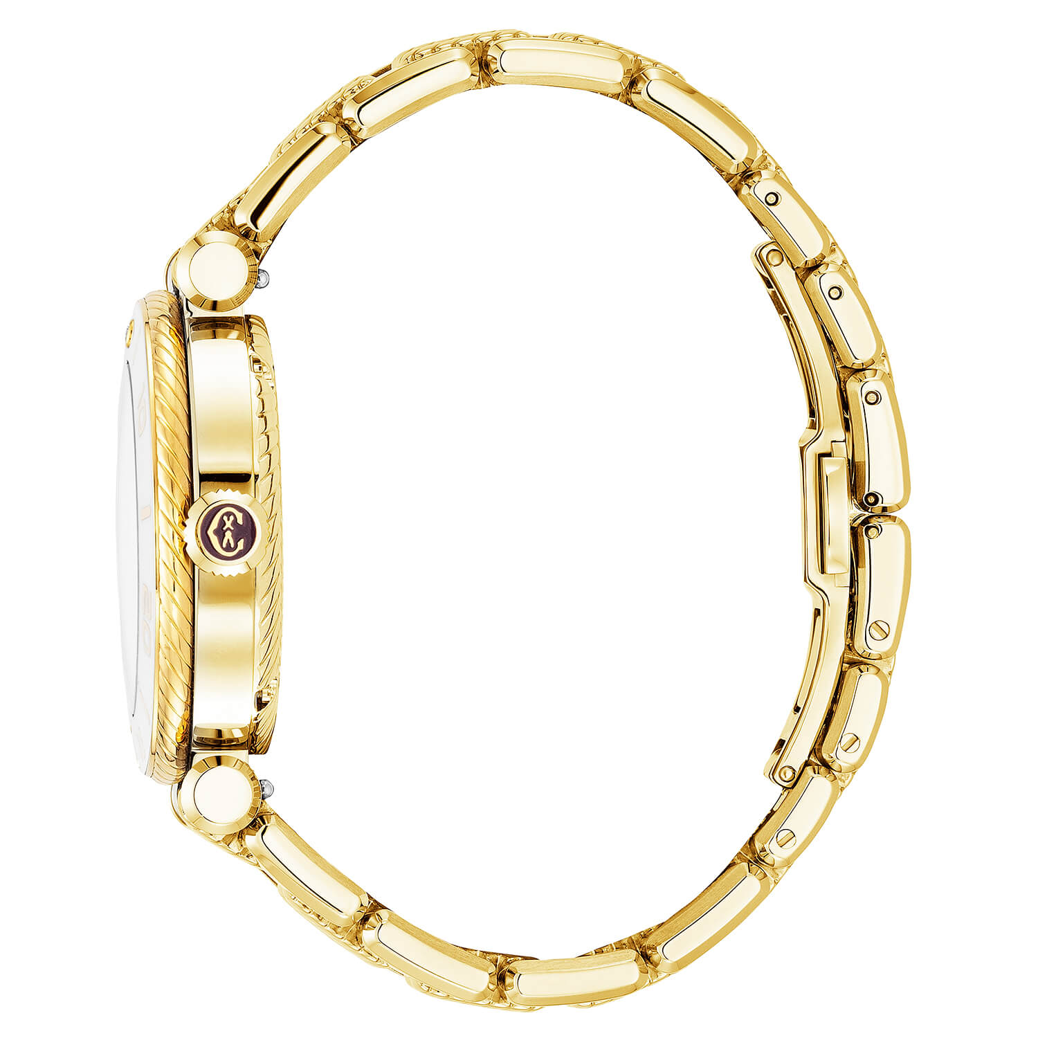 NAVIGATOR SURF, 36MM, AUTOMATISCHES KALIBER, WEISSES ZIFFERBLATT, WEISSER RAND, GELBES GOLD PVD AUSTAUSCHBARES ARMBAND - Charriol Geneve - Watch