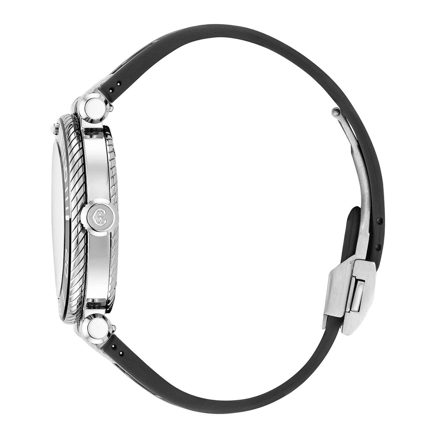 NAVIGATOR SURF, 41MM, AUTOMATISCHES KALIBER, SCHWARZES UND SILBERNES LUMINOVA-ZIFFERBLATT, SCHWARZES UND SILBERNES UNIDIRECTIONELLES BAND, SCHWARZES GUMMI-AUSTAUSCHBARES ARMBAND - © 2024 Charriol - Watch