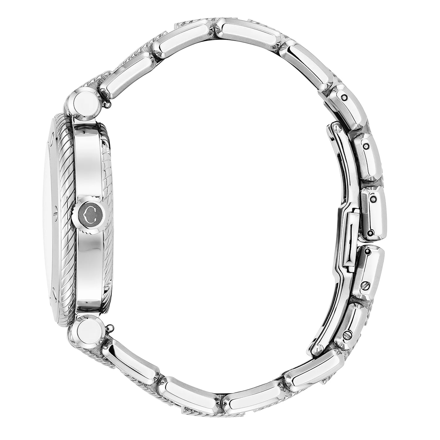 NAVIGATOR SURF GMT, 36MM, QUARTZ GMT KALIBER, WEISSES ZIFFERBLATT, 6 SCHRAUBEN BEZEL, AUSWECHSELBARES STAHLARMBAND - Charriol Geneve - Watch