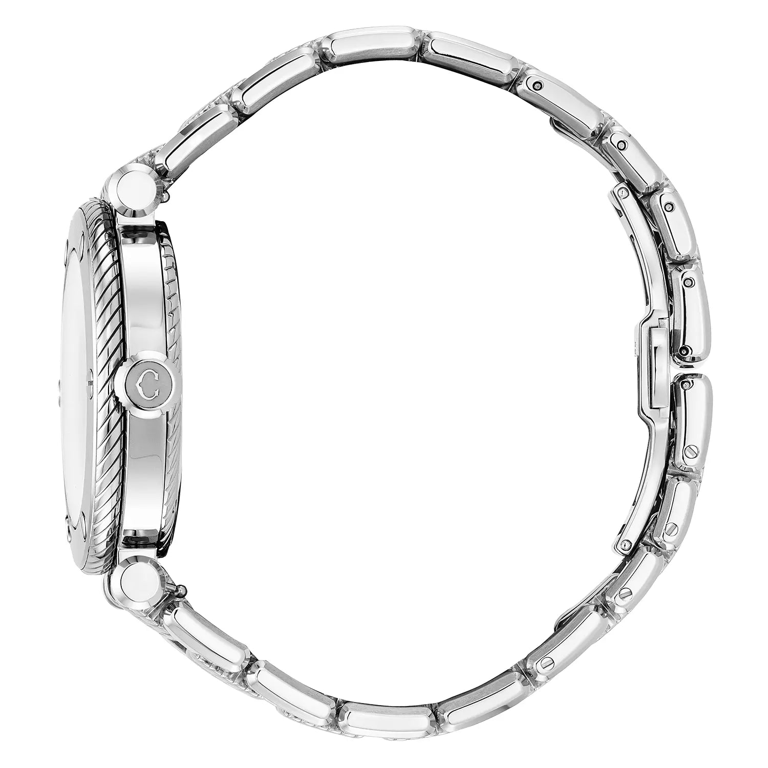 NAVIGATOR SURF GMT, 41MM, AUTOMATISCHE KALIBRIERUNG, WEISSES ZIFFERBLATT, 6 SCHRAUBEN BEZEL, AUSWECHSELBARES STAHLARMBAND - Charriol Geneve - Watch