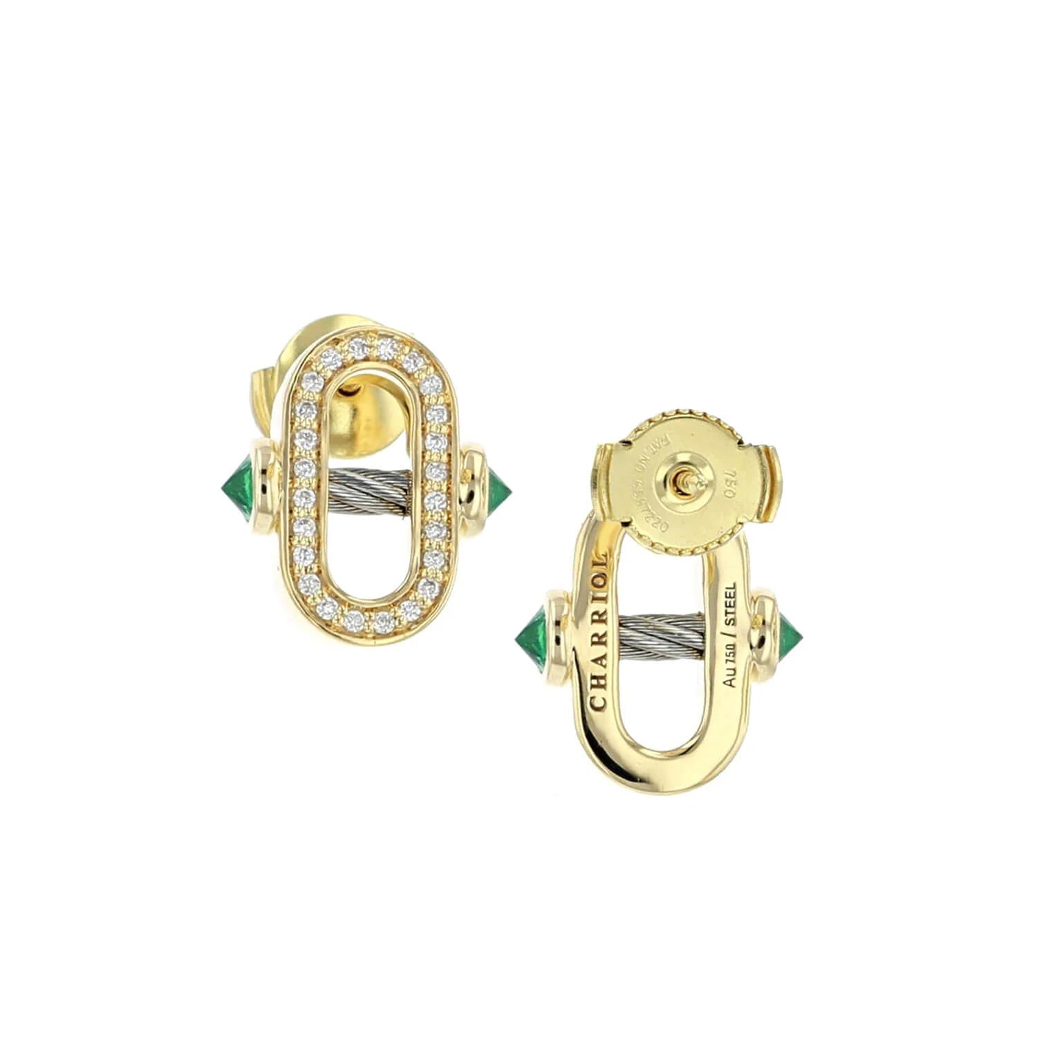 Steel_Gold 18KT with 36 Diamonds 0.28ct