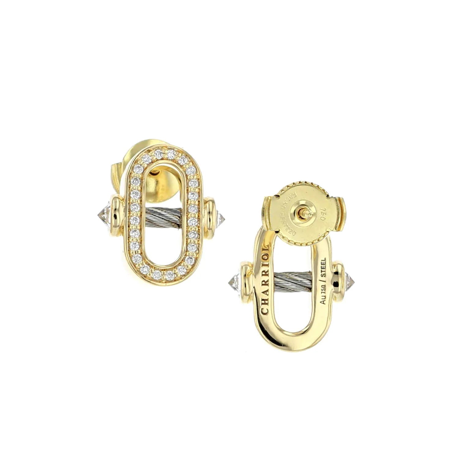 Steel_Gold 18KT with 40 Diamonds 0.60ct
