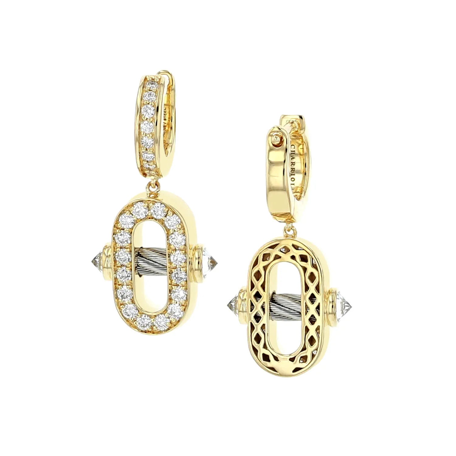 Steel_Gold 18KT with 52 Diamonds 1.03cts