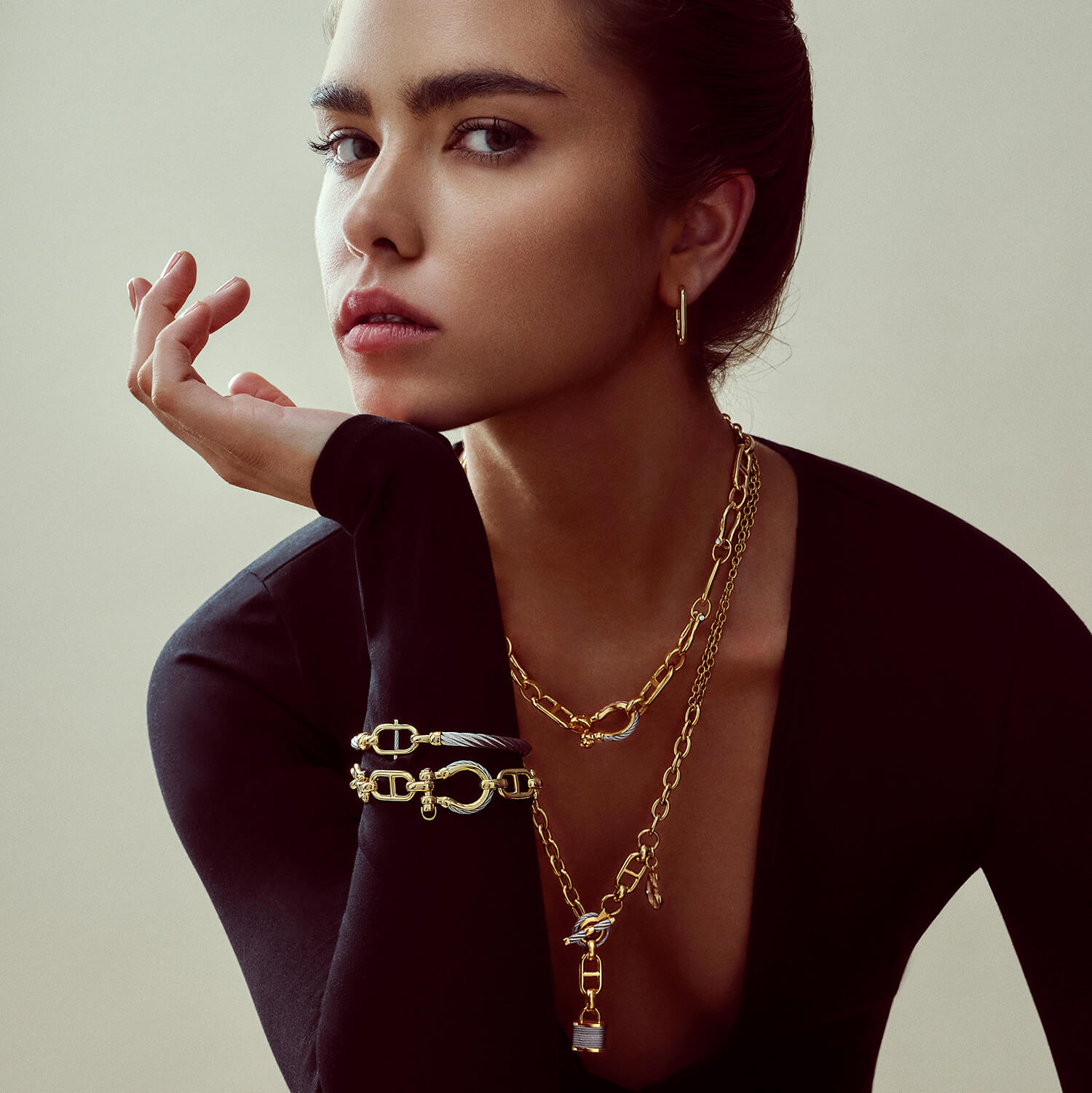 St. Tropez Mariner Schäkel-Armband - Charriol Geneve - Armbänder und Bangles