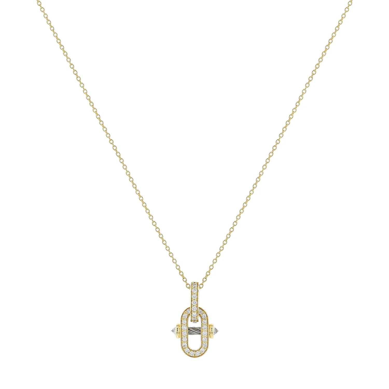 Steel_Gold 18KT with 24 Diamonds