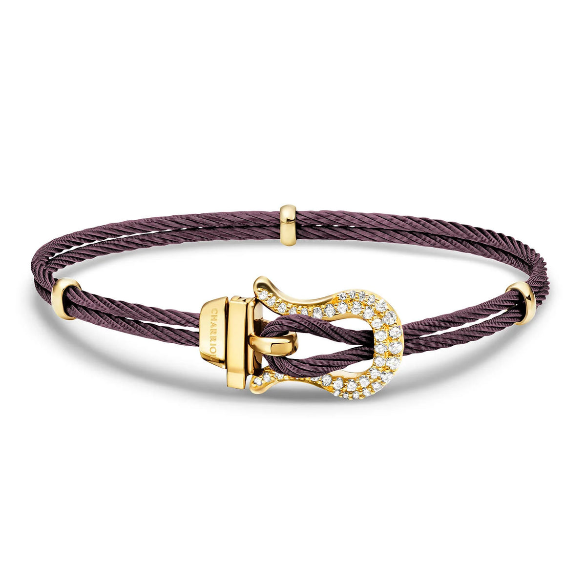 Violett_Gold 18KT mit 40 Diamanten 0.29ct